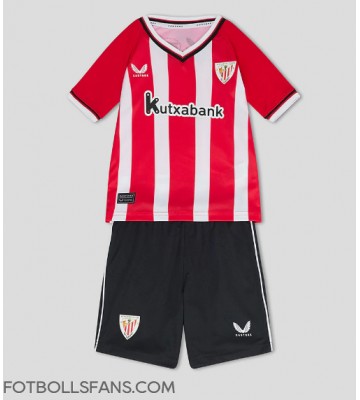 Athletic Bilbao Replika Hemmatröja Barn 2023-24 Kortärmad (+ Korta byxor)